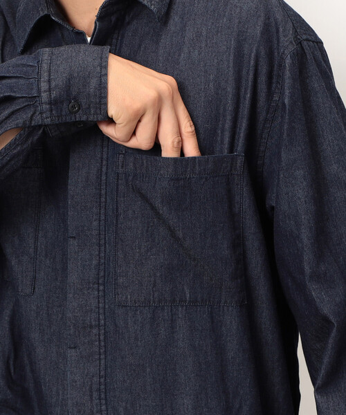 Purple&Yellow（パープルアンドイエロー）の「ライトオンスデニムツナギ（サロペット/オーバーオール・メンズ・ブラック/ワンウォッシュ・SMALL/MEDIUM/LARGE）」の7枚目の写真