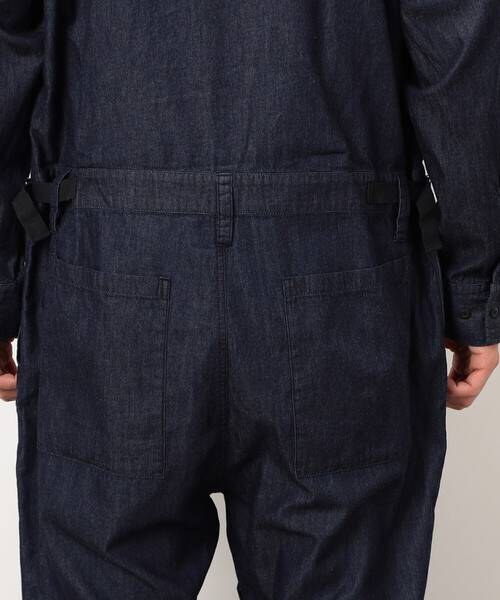 Purple&Yellow（パープルアンドイエロー）の「ライトオンスデニムツナギ（サロペット/オーバーオール・メンズ・ブラック/ワンウォッシュ・SMALL/MEDIUM/LARGE）」の13枚目の写真