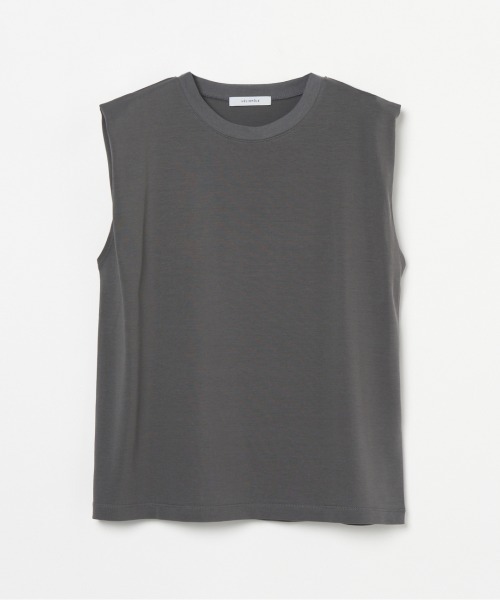 HELIOPOLE(エリオポール)の「SHOULDER TUCK TEE(Tシャツ/カットソー・レディース・ブラック/ホワイト/グレー・38)」の11枚目の写真