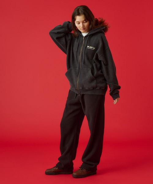 KAVU(カブー)の「KAVU/カブー Sunburn Zip Parka/サンバーンジップパーカー(パーカー・メンズ・ネイビー/ブラック/バーガンディー・MEDIUM/X-LARGE/LARGE)」の4枚目の写真