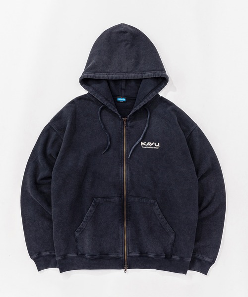 KAVU(カブー)の「KAVU/カブー Sunburn Zip Parka/サンバーンジップパーカー(パーカー・メンズ・ネイビー/ブラック/バーガンディー・MEDIUM/X-LARGE/LARGE)」の5枚目の写真