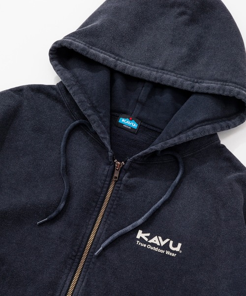 KAVU(カブー)の「KAVU/カブー Sunburn Zip Parka/サンバーンジップパーカー(パーカー・メンズ・ネイビー/ブラック/バーガンディー・MEDIUM/X-LARGE/LARGE)」の7枚目の写真