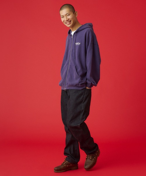 KAVU(カブー)の「KAVU/カブー Sunburn Zip Parka/サンバーンジップパーカー(パーカー・メンズ・ネイビー/ブラック/バーガンディー・MEDIUM/X-LARGE/LARGE)」の9枚目の写真