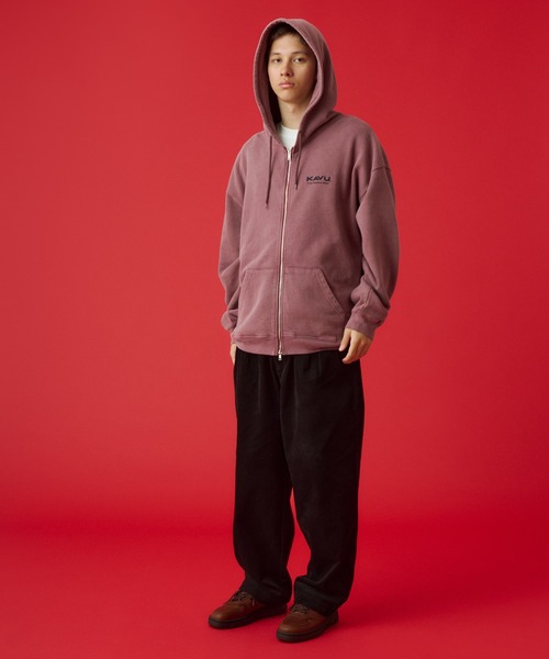 KAVU(カブー)の「KAVU/カブー Sunburn Zip Parka/サンバーンジップパーカー(パーカー・メンズ・ネイビー/ブラック/バーガンディー・MEDIUM/X-LARGE/LARGE)」の15枚目の写真