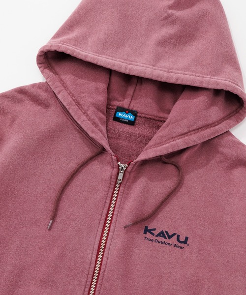 KAVU(カブー)の「KAVU/カブー Sunburn Zip Parka/サンバーンジップパーカー(パーカー・メンズ・ネイビー/ブラック/バーガンディー・MEDIUM/X-LARGE/LARGE)」の18枚目の写真