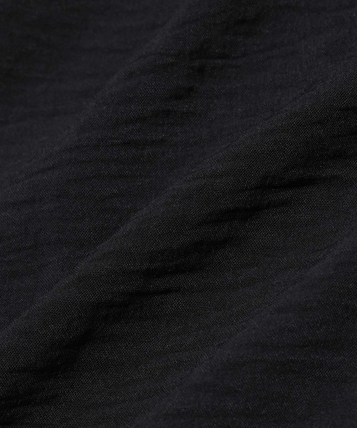 NANO universe（ナノユニバース）の「フリルスリーブブラウス(セットアップ可)（シャツ/ブラウス・レディース・ブラック/ベージュ/ブルー・FREE）」の7枚目の写真