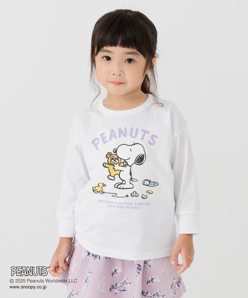 PEANUTS（ピーナッツ）の「〈ピーナッツ〉長袖Tシャツ（Tシャツ/カットソー・キッズ・A/B/C/D/E/F/G/H・80ｃｍ/90cm/110cm/100cm/120cm/130cm/140cm）」の4枚目の写真