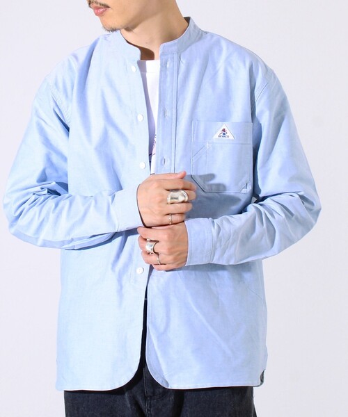 GEVACO（ゲバコ）の「【シーズンレス】【GEVACO】オックスバンドカラーシャツ（シャツ/ブラウス・メンズ・ホワイト/グレー系その他/ブルー/ブラウン系その他・M/L）」の22枚目の写真