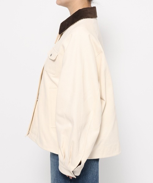 LOWRYS FARM(ローリーズファーム)の「ハンティングジャケット 573006(その他アウター・レディース・ブラウン/ブラック/アイボリー・FREE)」の5枚目の写真