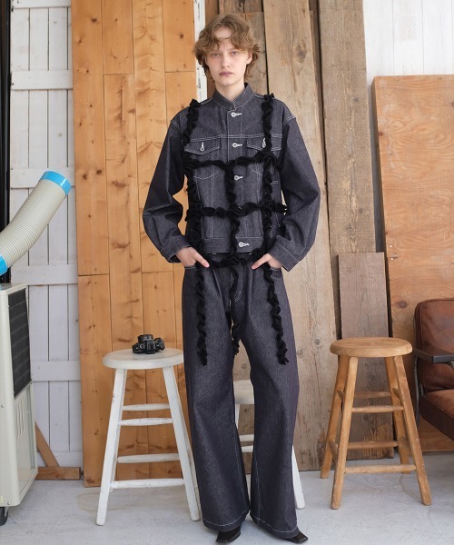 leinwande(ラインヴァンド)の「【leinwande】Jellyfish Top(キャミソール・レディース・ホワイト/ブラック・ONE SIZE)」の3枚目の写真