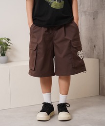 カーゴパンツ（ブラウン/茶色系・ハーフ・ひざ丈）ファッション通販