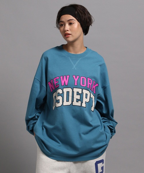 GEORGE'S(ジョージズ)の「カラーロゴロンT(Tシャツ/カットソー・メンズ・ロイヤルブルー/ネイビー/パープル・MEDIUM/LARGE)」の3枚目の写真