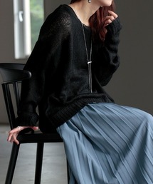 ゆる感シアーニット