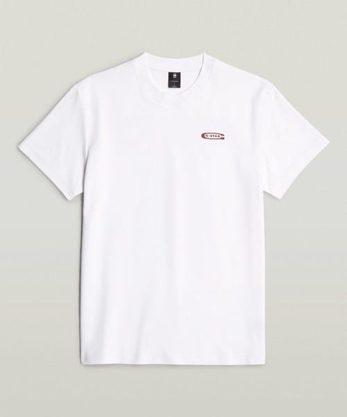 G-STAR（ジースター）の「Scaffolding Back Graphic T-Shirt/バックグラフィックフォトプリントTシャツ（Tシャツ/カットソー・メンズ・ダークブルー/ホワイト・LARGE/X-LARGE/MEDIUM/SMALL）」の8枚目の写真