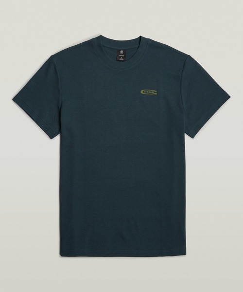 G-STAR（ジースター）の「Scaffolding Back Graphic T-Shirt/バックグラフィックフォトプリントTシャツ（Tシャツ/カットソー・メンズ・ダークブルー/ホワイト・LARGE/X-LARGE/MEDIUM/SMALL）」の14枚目の写真