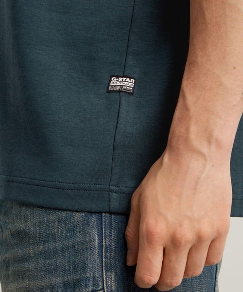 G-STAR（ジースター）の「Scaffolding Back Graphic T-Shirt/バックグラフィックフォトプリントTシャツ（Tシャツ/カットソー・メンズ・ダークブルー/ホワイト・LARGE/X-LARGE/MEDIUM/SMALL）」の13枚目の写真