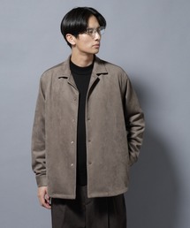 NANO universe（ナノユニバース）の「フェイクスエードシャツ 長袖（シャツ/ブラウス・メンズ）」