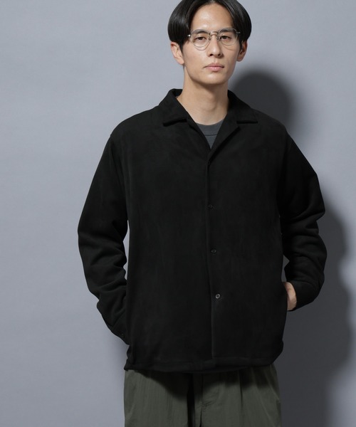 NANO universe(ナノユニバース)の「フェイクスエードシャツ 長袖(シャツ/ブラウス・メンズ・ブラック/チャコール/グレー系その他4・L/M/S/XL)」の18枚目の写真