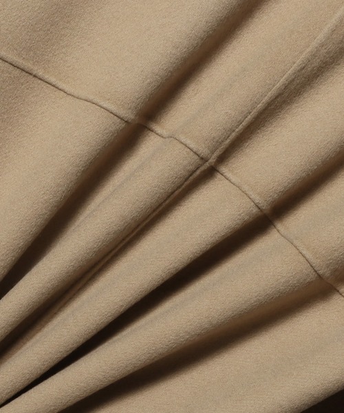 ESTNATION（エストネーション）の「ESTNATION / リバーシブル ショートコート（ノーカラーコート・レディース・キャメル/グレー・36/38）」の14枚目の写真