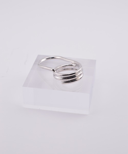 BROTHERHOOD(ブラザーフッド)の「【earyear】Layered Path Double Finger Ring(リング・レディース・ゴールド/シルバー・FREE)」の5枚目の写真