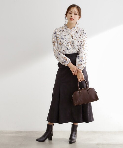 grove(グローブ)の「スクエアシック2WAYボストン(ボストンバッグ・レディース・ブラック/ブラウン系/ブラウン系その他・00)」の10枚目の写真