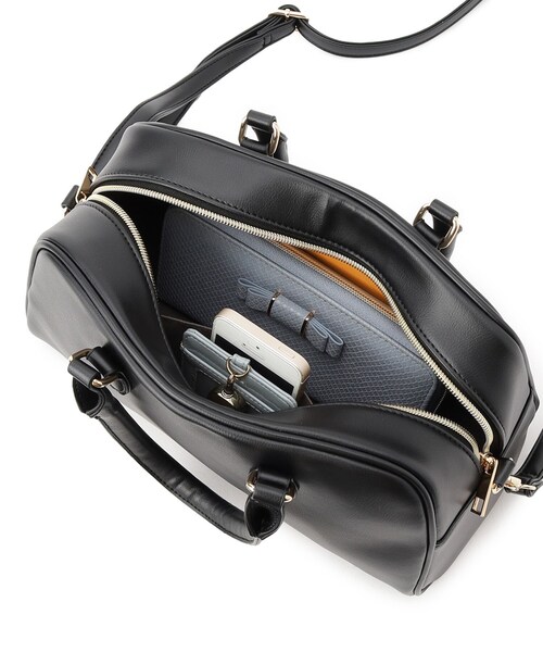 grove(グローブ)の「スクエアシック2WAYボストン(ボストンバッグ・レディース・ブラック/ブラウン系/ブラウン系その他・00)」の21枚目の写真