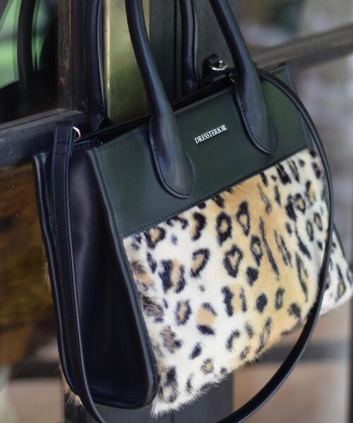 CLASSY.12月号掲載】フェイクファーコンビリサイクルレザートート