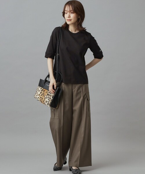 DRESSTERIOR（ドレステリア）の「【CLASSY.12月号掲載】フェイクファーコンビリサイクルレザートートバッグ（トートバッグ・レディース・ベージュ系その他/ブラック・00）」の7枚目の写真