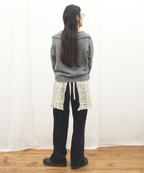 fig Ｌondon（フィグロンドン）の「_Carol apron（スカート・レディース・ブラック/アイボリー・FREE）」の13枚目の写真