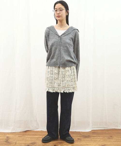 fig Ｌondon（フィグロンドン）の「_Carol apron（スカート・レディース・ブラック/アイボリー・FREE）」の15枚目の写真