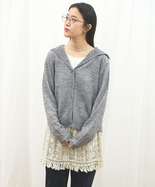 fig Ｌondon（フィグロンドン）の「_Carol apron（スカート・レディース・ブラック/アイボリー・FREE）」の12枚目の写真