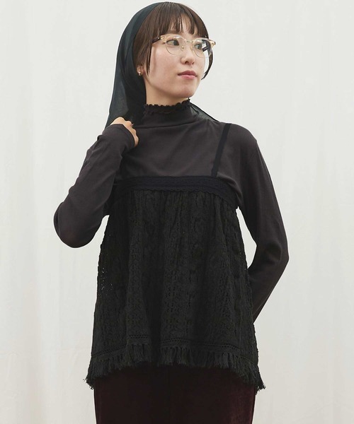 fig Ｌondon（フィグロンドン）の「_Carol apron（スカート・レディース・ブラック/アイボリー・FREE）」の16枚目の写真