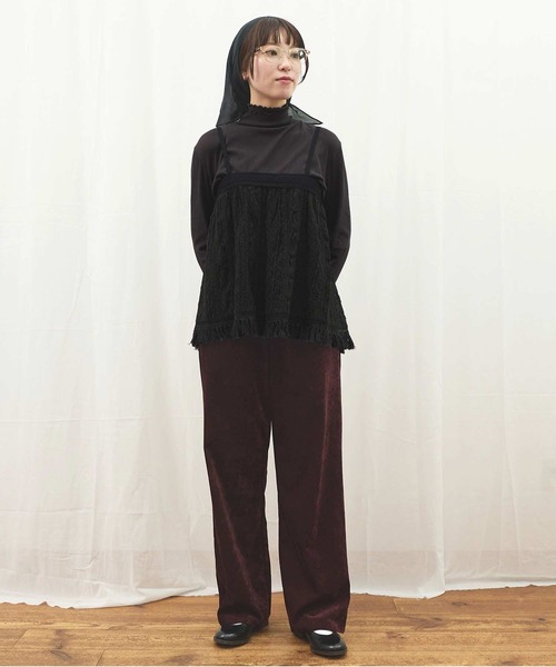 fig Ｌondon（フィグロンドン）の「_Carol apron（スカート・レディース・ブラック/アイボリー・FREE）」の17枚目の写真