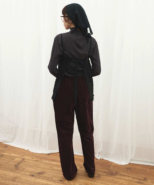 fig Ｌondon（フィグロンドン）の「_Carol apron（スカート・レディース・ブラック/アイボリー・FREE）」の22枚目の写真