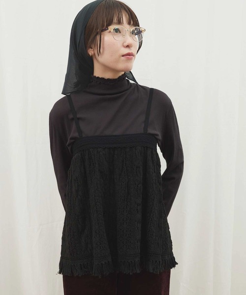 fig Ｌondon（フィグロンドン）の「_Carol apron（スカート・レディース・ブラック/アイボリー・FREE）」の19枚目の写真