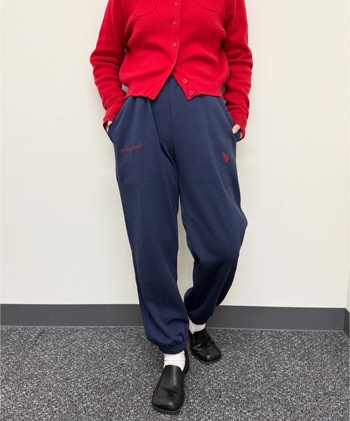 U.S. POLO ASSN.（ユーエスポロアッスン）の「【U.S. POLO ASSN.】ダブルフェイスロイヤルスウェットパンツ メンズ、ウィメンズで着れるサイズ展開！ セットアップスウェット&フーディパーカー展開あり（スウェットパンツ・レディース・ホワイト/グレー/ネイビー/ブラック/ピンク/ライトグレー/グリーン/レッド・XL/L/M/S）」の6枚目の写真