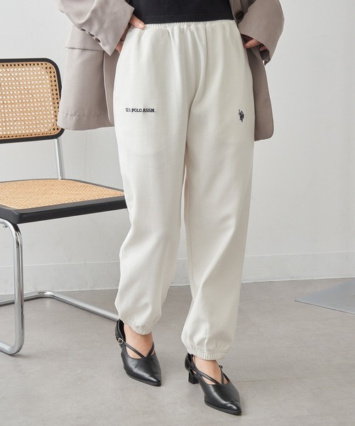 U.S. POLO ASSN.（ユーエスポロアッスン）の「【U.S. POLO ASSN.】ダブルフェイスロイヤルスウェットパンツ メンズ、ウィメンズで着れるサイズ展開！ セットアップスウェット&フーディパーカー展開あり（スウェットパンツ・レディース・ホワイト/グレー/ネイビー/ブラック/ピンク/ライトグレー/グリーン/レッド・XL/L/M/S）」の13枚目の写真