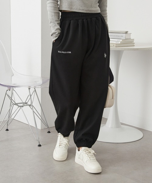 U.S. POLO ASSN.（ユーエスポロアッスン）の「【U.S. POLO ASSN.】ダブルフェイスロイヤルスウェットパンツ メンズ、ウィメンズで着れるサイズ展開！ セットアップスウェット&フーディパーカー展開あり（スウェットパンツ・レディース・ホワイト/グレー/ネイビー/ブラック/ピンク/ライトグレー/グリーン/レッド・XL/L/M/S）」の15枚目の写真