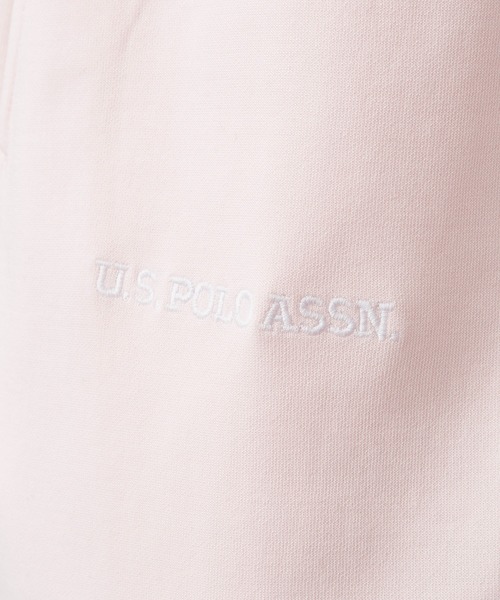 U.S. POLO ASSN.（ユーエスポロアッスン）の「【U.S. POLO ASSN.】ダブルフェイスロイヤルスウェットパンツ メンズ、ウィメンズで着れるサイズ展開！ セットアップスウェット&フーディパーカー展開あり（スウェットパンツ・レディース・ホワイト/グレー/ネイビー/ブラック/ピンク/ライトグレー/グリーン/レッド・XL/L/M/S）」の9枚目の写真