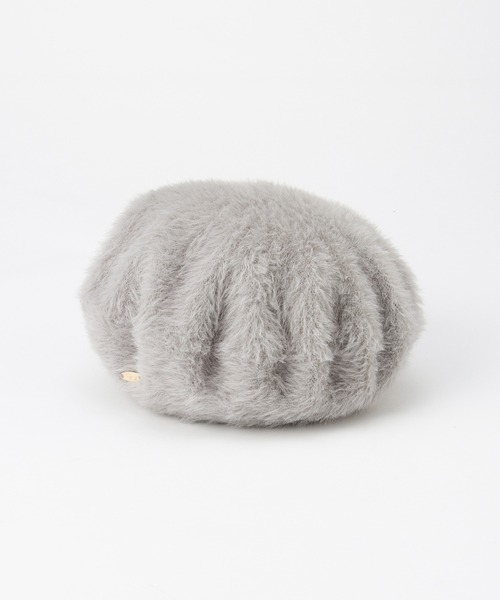 Honeys（ハニーズ）の「シャギーベレー帽（ハンチング/ベレー帽・レディース・モカ/グレー/アイボリー/レオパード・FREE）」の22枚目の写真