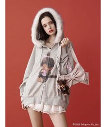 jouetie | 【monchhichi×jouetie】ファードッキングZIPフーディ ジップパーカー(パーカー)