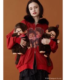 jouetie | 【monchhichi×jouetie】ファードッキングZIPフーディ(パーカー)