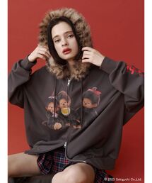 jouetie | 【monchhichi×jouetie】ファードッキングZIPフーディ ジップパーカー(パーカー)