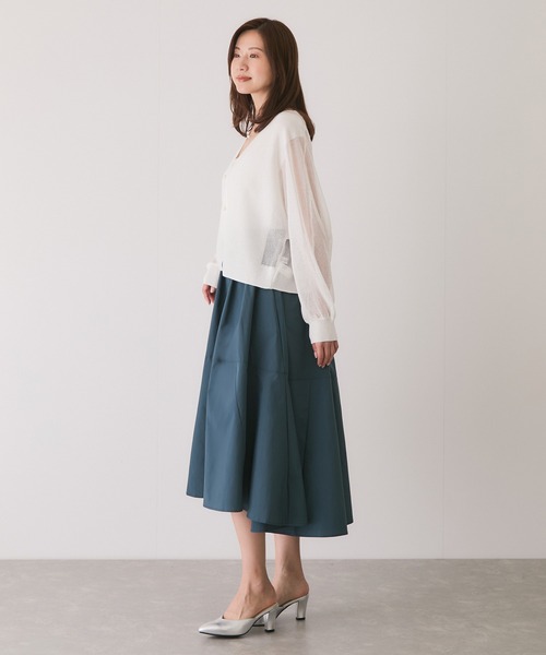 Jayro（ジャイロ）の「メッシュカーディガン（カーディガン/ボレロ・レディース・ブラック/ホワイト系その他/グリーン・FREE）」の20枚目の写真