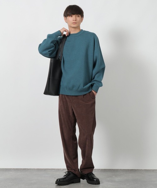 LAKOLE（ラコレ）の「セッケツ配色ニットプルオーバー / 580300（ニット/セーター・メンズ・グリーン/オレンジ/ベージュ/ネイビー・LARGE/MEDIUM）」の6枚目の写真