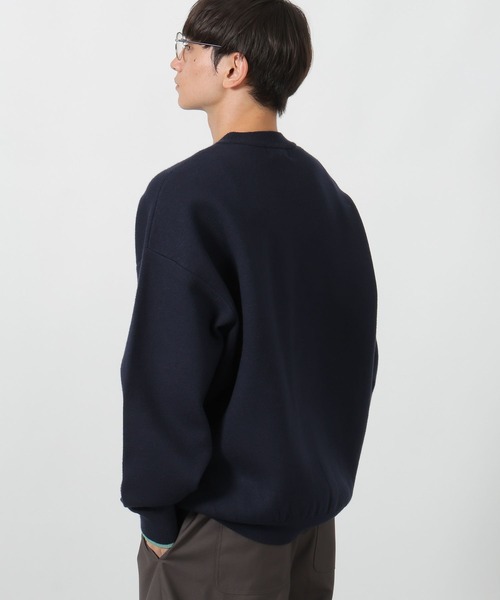 LAKOLE（ラコレ）の「セッケツ配色ニットプルオーバー / 580300（ニット/セーター・メンズ・グリーン/オレンジ/ベージュ/ネイビー・LARGE/MEDIUM）」の9枚目の写真