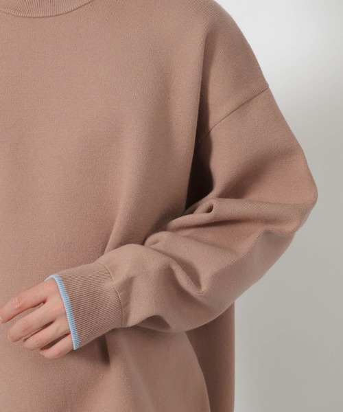 LAKOLE（ラコレ）の「セッケツ配色ニットプルオーバー / 580300（ニット/セーター・メンズ・グリーン/オレンジ/ベージュ/ネイビー・LARGE/MEDIUM）」の17枚目の写真