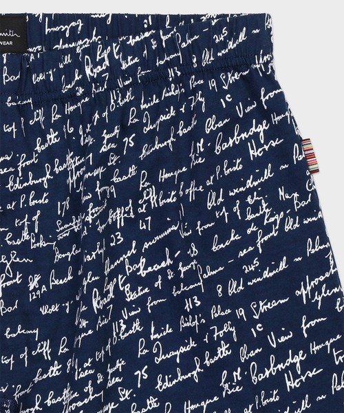 Paul Smith（ポールスミス）の「“Slide Notes” ニットトランクス【853272 3261A】（トランクス・メンズ・ピンク/ネイビー/ブラック・LARGE/MEDIUM）」の6枚目の写真