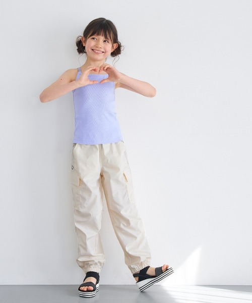 coca(coca)(コカ)の「キッズ ハート刺繍ジョガーパンツ(その他パンツ・キッズ・ラベンダー/ブラック/アイボリー・140/130/150/120)」の10枚目の写真