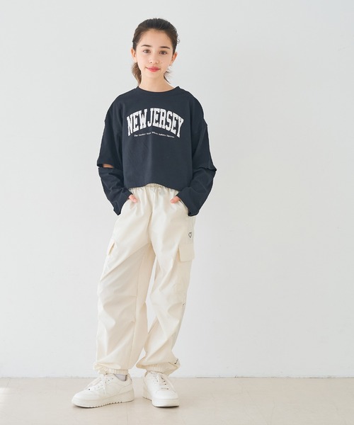 coca(coca)(コカ)の「キッズ ハート刺繍ジョガーパンツ(その他パンツ・キッズ・ラベンダー/ブラック/アイボリー・140/130/150/120)」の14枚目の写真
